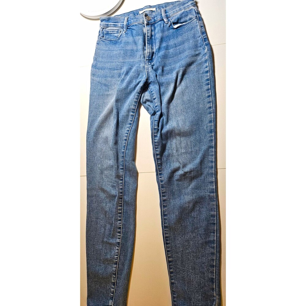 Pacsun Women’s Blue Medium Wash Denim Super High Rise Skinny 5-Pocket Jeans